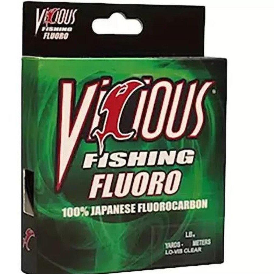 Terminal Tackle Vicious Fishing | Vicious Fishing 100% Fluorocarbon 200 Yards Clear