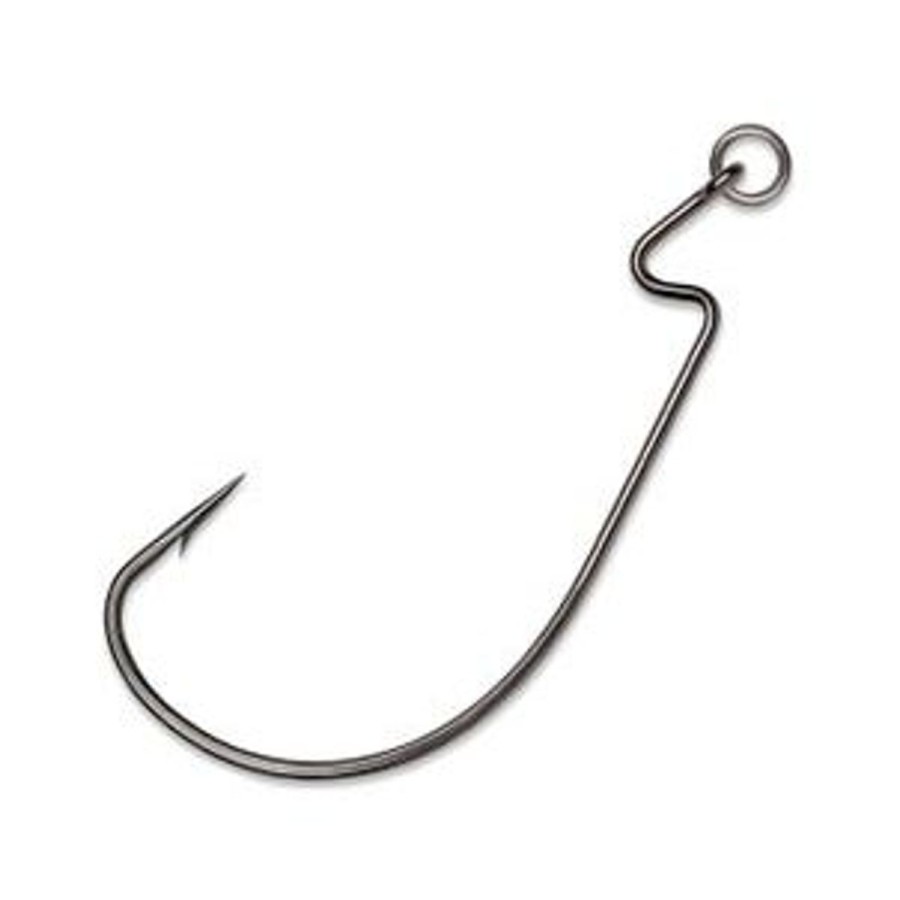 Terminal Tackle VMC | Vmc Ringed Wide Gap Hook #2/0 Black Nickel Qty 5