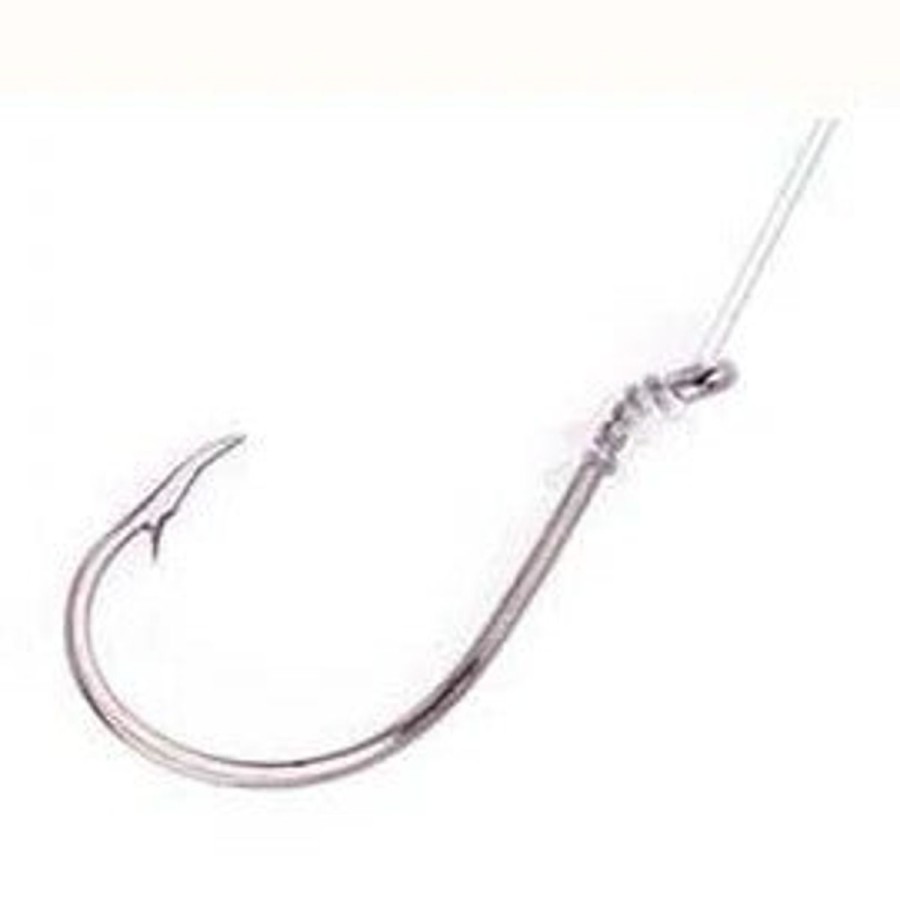 Terminal Tackle Pucci | Pucci Snelled Octopus Hooks 5/0 Nickel Qty 6