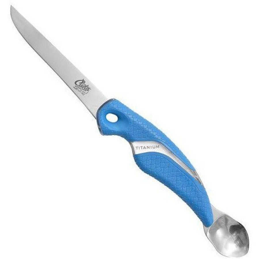 Pro Shop Cuda | Cuda Titanium Bonded Fillet 5" Knife With Roe Spoon