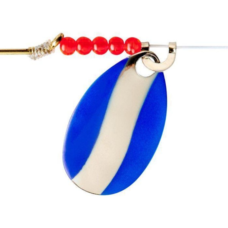 Pro Shop Little Joe | Little Joe Red Devil Single-Hook Spinners #3 Indiana Blade Blue/Chrome