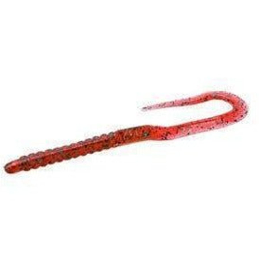 Lures Zoom | Zoom Mag U-Tale Worm 7.5" Red Bug Qty 15