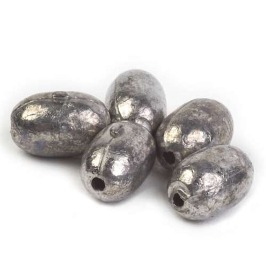 Pro Shop Pucci | Pucci Oval Egg Sinkers 1/8 Oz Qty 10