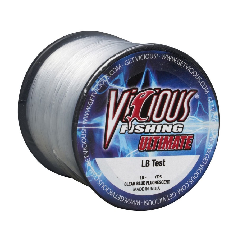 Terminal Tackle Vicious Fishing | Vicious Fishing Ultimate Mono 1/4 Lb Spool Clear