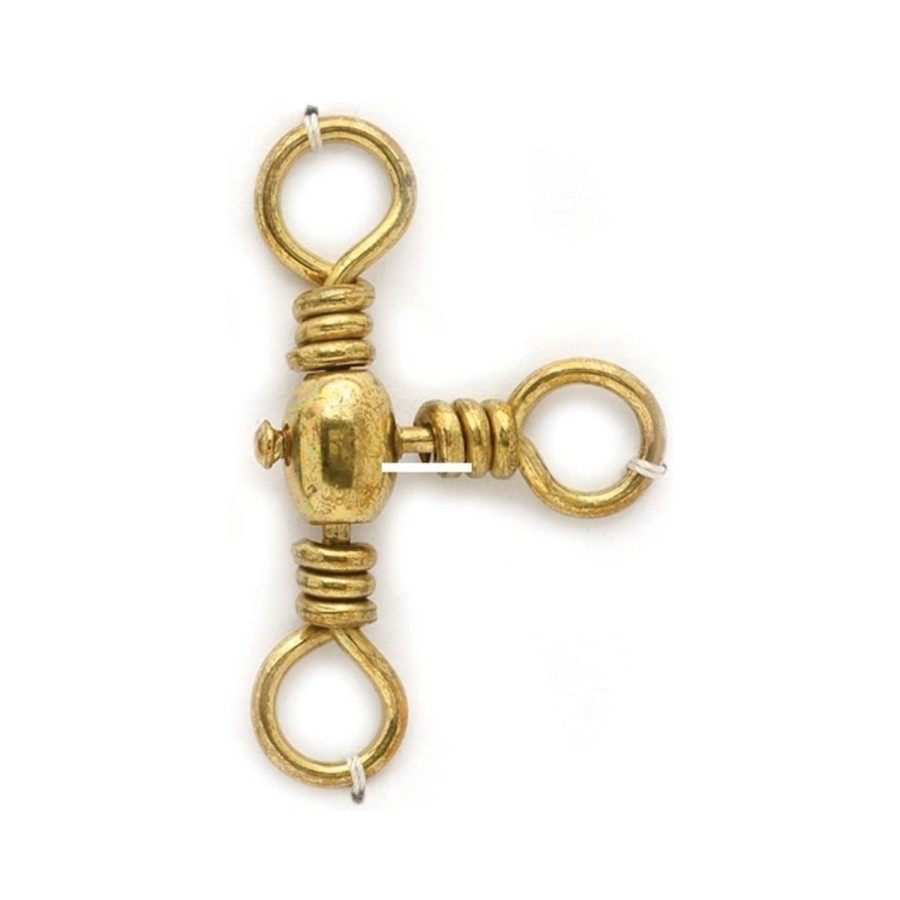 Terminal Tackle Pucci | Pucci Crossline Swivels Brass