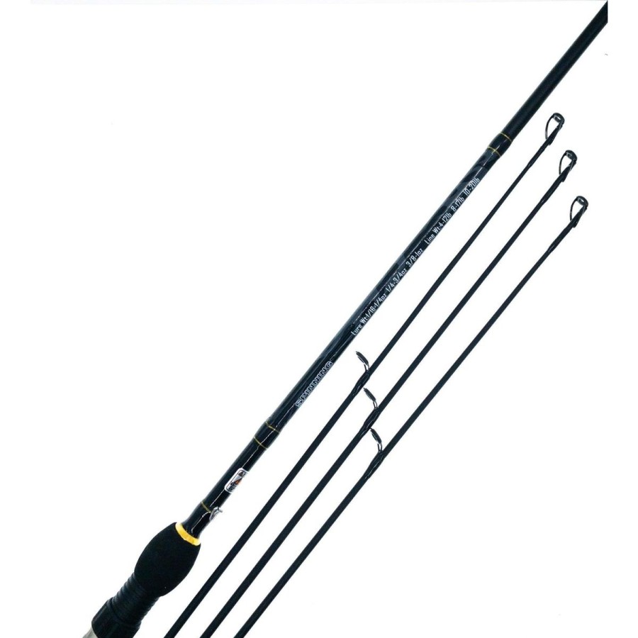 Rods & Reels FAS Spinning Rods | Fas Pro 602 6' Ml/M/Mh (3 Tips) With Protective Sleeve 2Pc