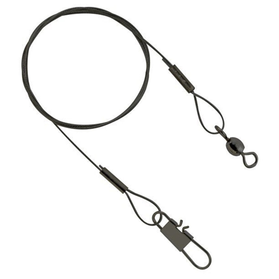 Terminal Tackle SouthBend | South Bend Nylon Coated Black Steel Leaders