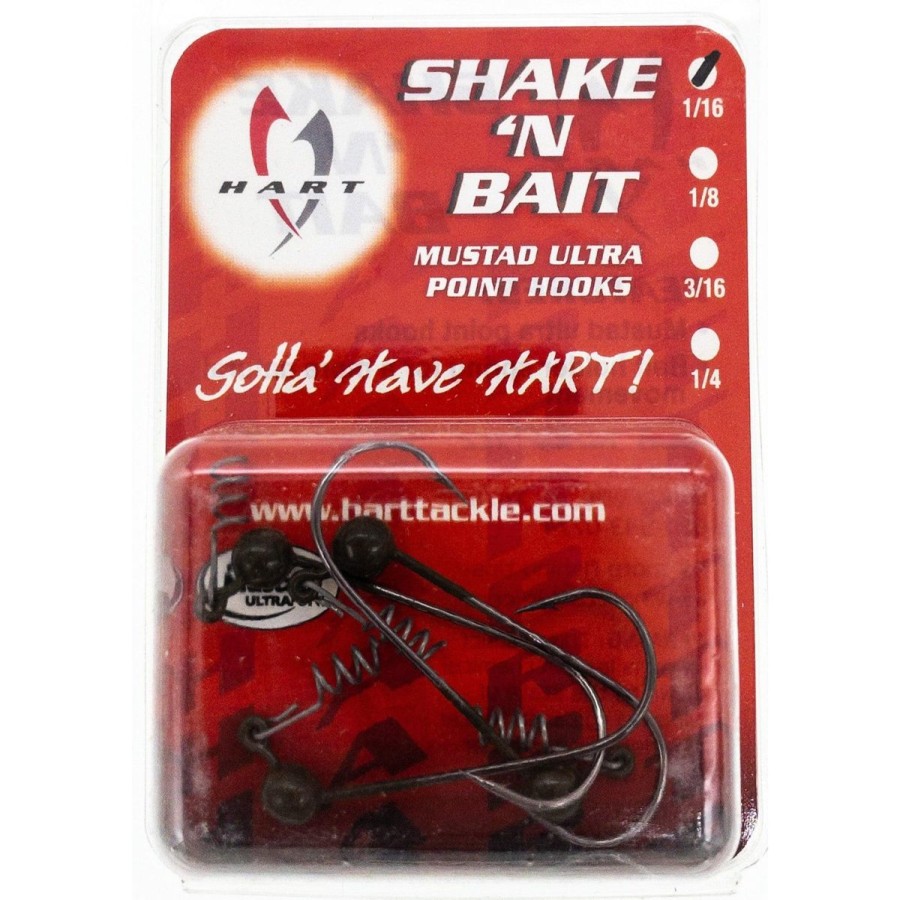 Pro Shop Hart Tackle | Hart Tackle Shake 'N Bait Spring Bait Keeper Jig 1/16 Camo Qty 4