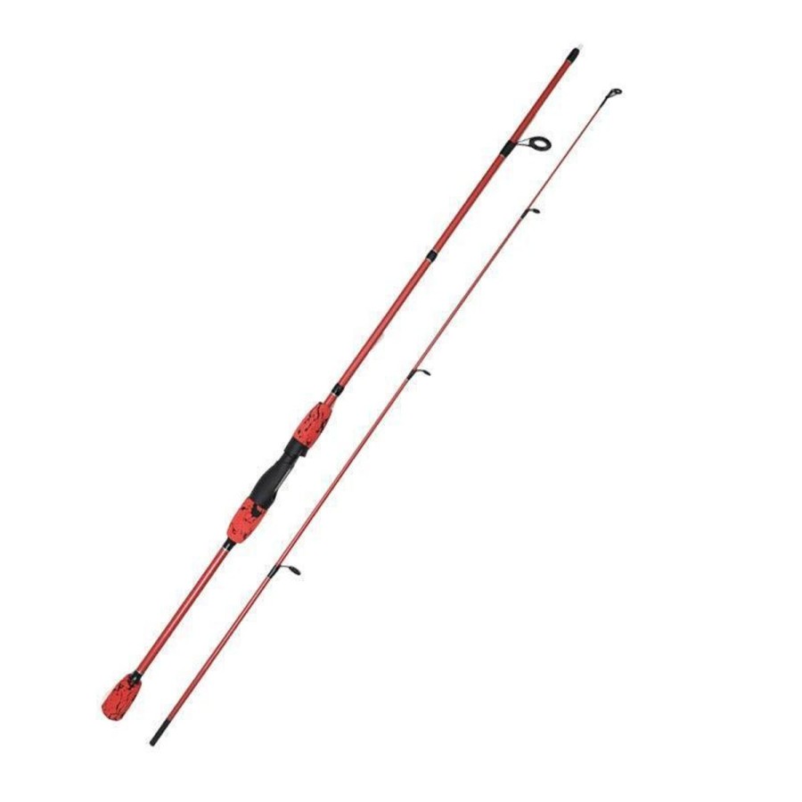 Pro Shop FAS | Fas Cold Blood Light Med Action Spinning Rod 2 Pc. 6'11" Red Black Camo