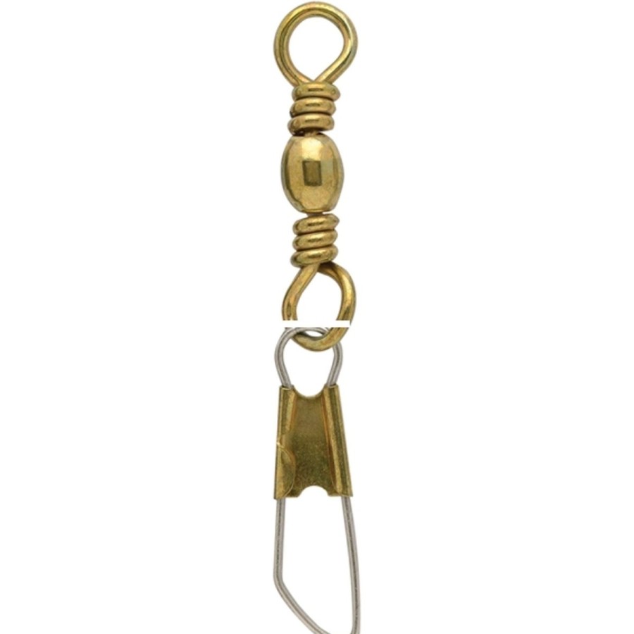 Terminal Tackle Pucci | Pucci Barrel Swivels With Safety Snap Brass