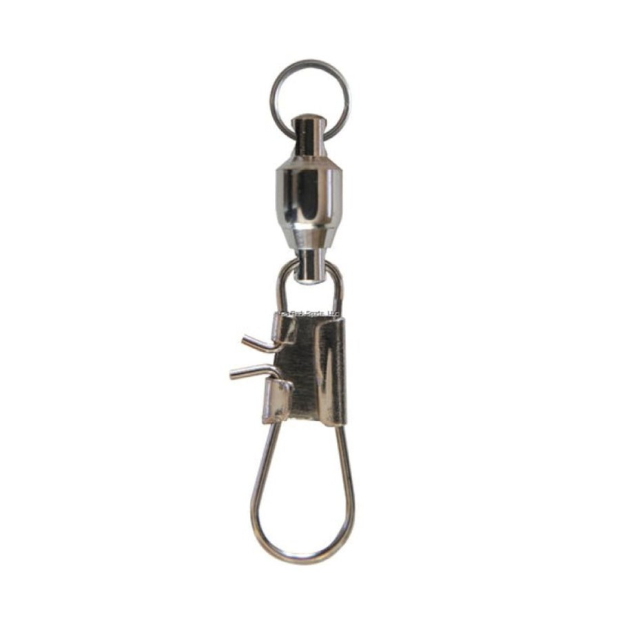 Terminal Tackle Pucci | Pucci Ball Bearing Swivels W/ Interlock Snap Size 2 Qty 3 Nickel