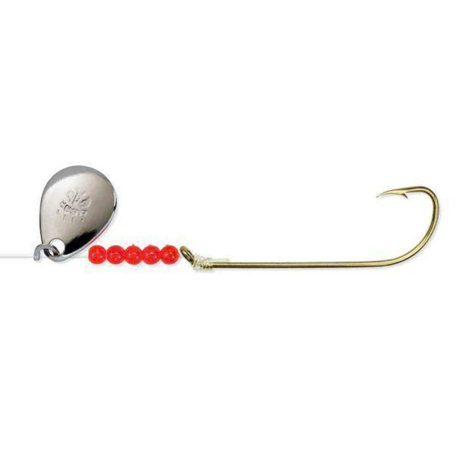 Pro Shop Bear Paw | Bear Paw Flicker Nickel Spinner/Long Shank Size 1 Qty 6