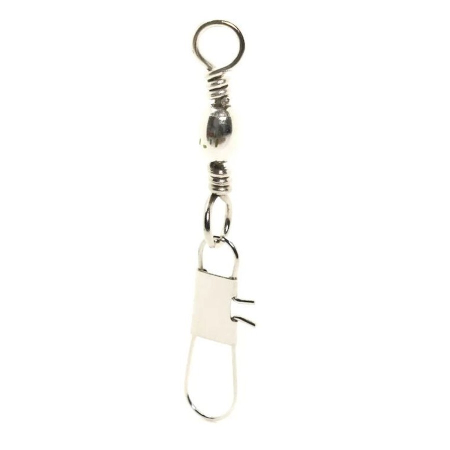 Terminal Tackle Danielson | Danielson Barrel Swivel W/Interlock Snap Nickel