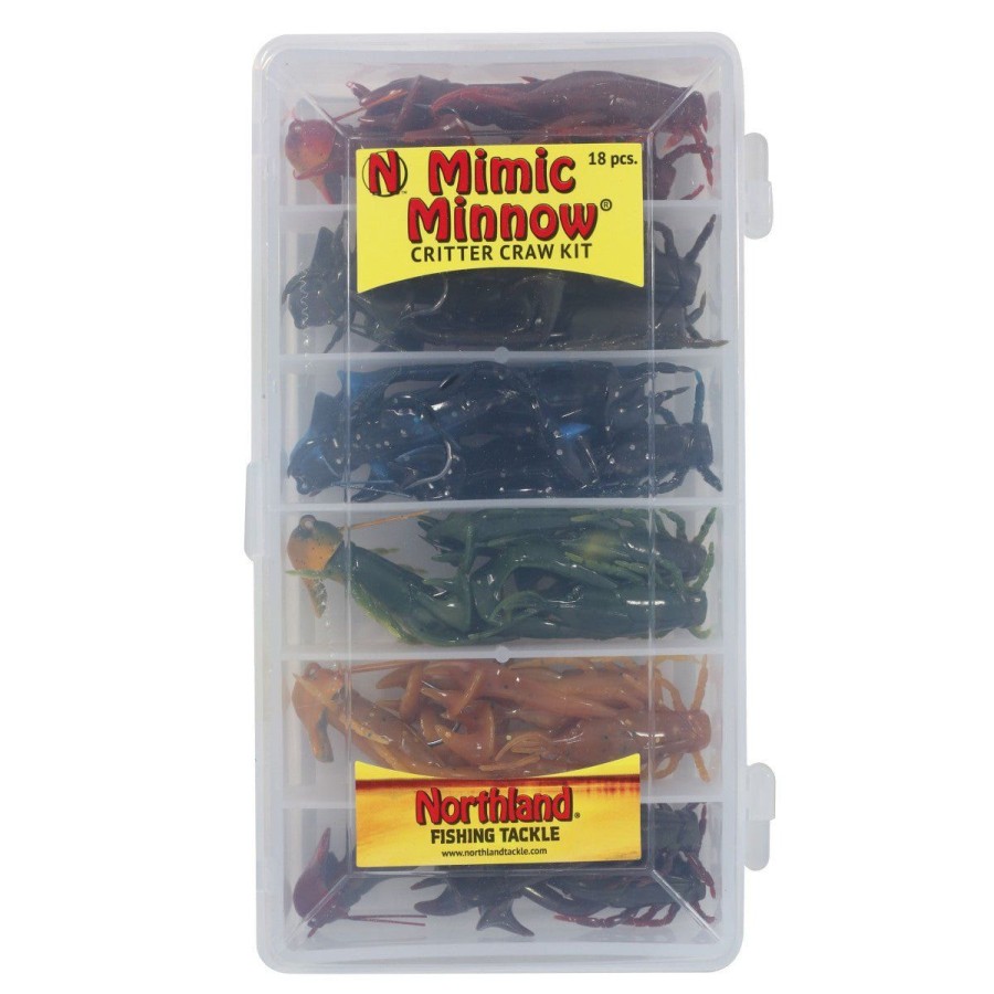 Pro Shop Northland Tackle | Northland Tackle Mimic Minnow Critter Craw Kit Qty 18