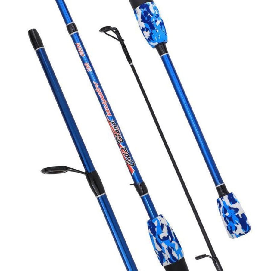 Pro Shop FAS | Fas Cold Blood Light Med Action Spinning Rod 2 Pc. 6'11" Blue Black Camo