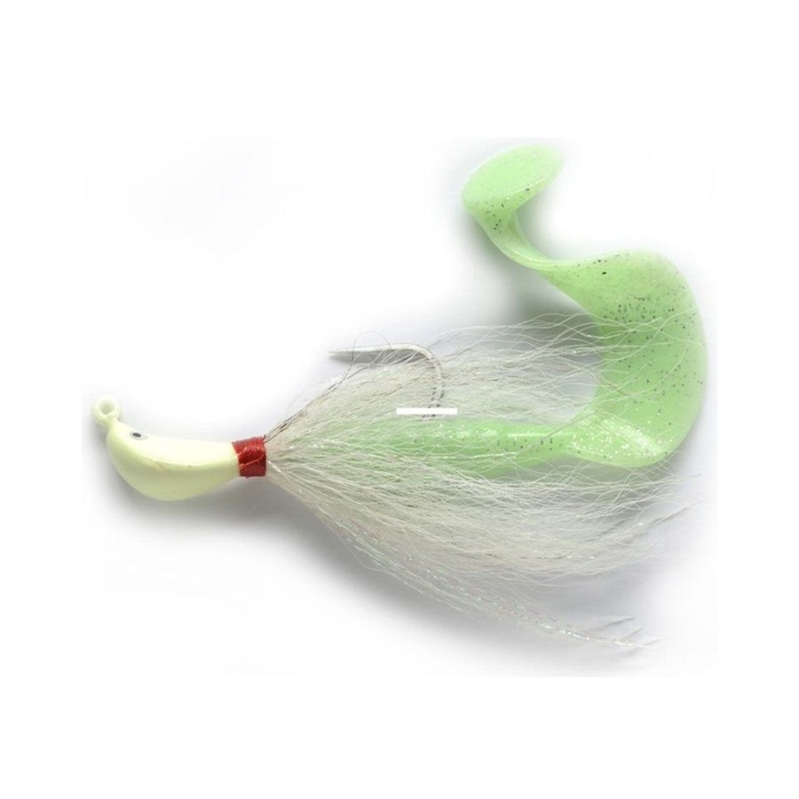 Lures Pucci | Pucci Flash Striper Jig 5/8 Oz Glow Qty 1