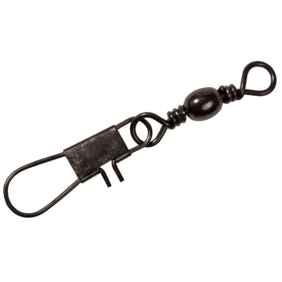 Terminal Tackle Danielson | Danielson Barrel Swivel W/Interlock Snap Black