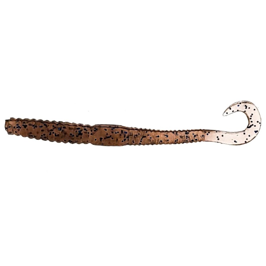 Pro Shop FishAndSave | Fas Ribbed Curly Tail Worm 3"