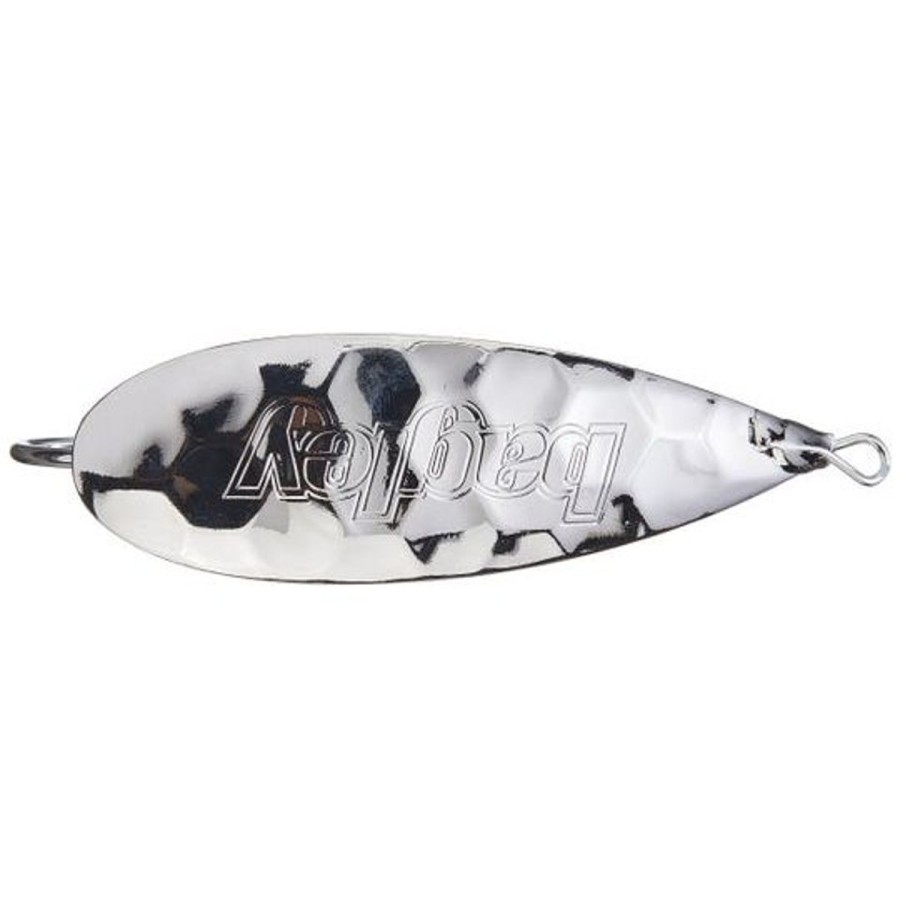 Pro Shop Bagley Bait Co. | Bagley Weedless Spoon 2" 1/4 Oz Hammered Silver