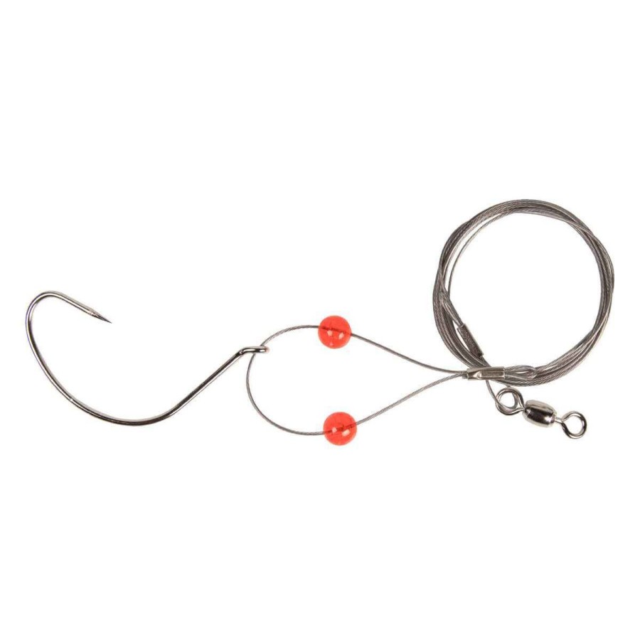 Terminal Tackle Pucci | Pucci Single Barbless Wide Bend Hook Sturgeon Rig 60Lb Size 7/0 Qty 1