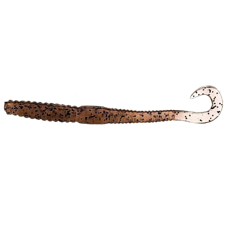 Pro Shop FishAndSave | Fas Ribbed Curly Tail Worm 3"