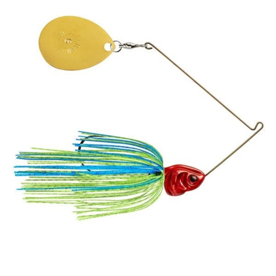 Pro Shop Booyah | Booyah Covert Series Spinnerbait 3/4 Oz Blue/Chartreuse/Red Head