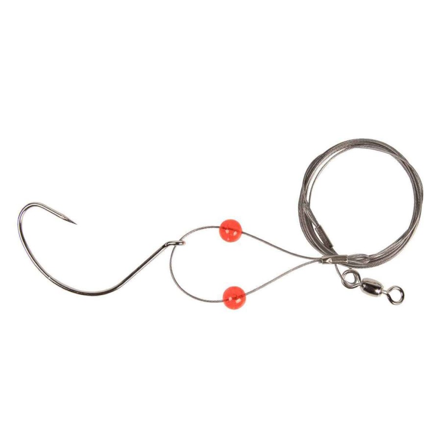 Pro Shop Pucci | Pucci Single Barbless Wide Bend Hook Sturgeon Rig 60Lb Size 7/0 Qty 1