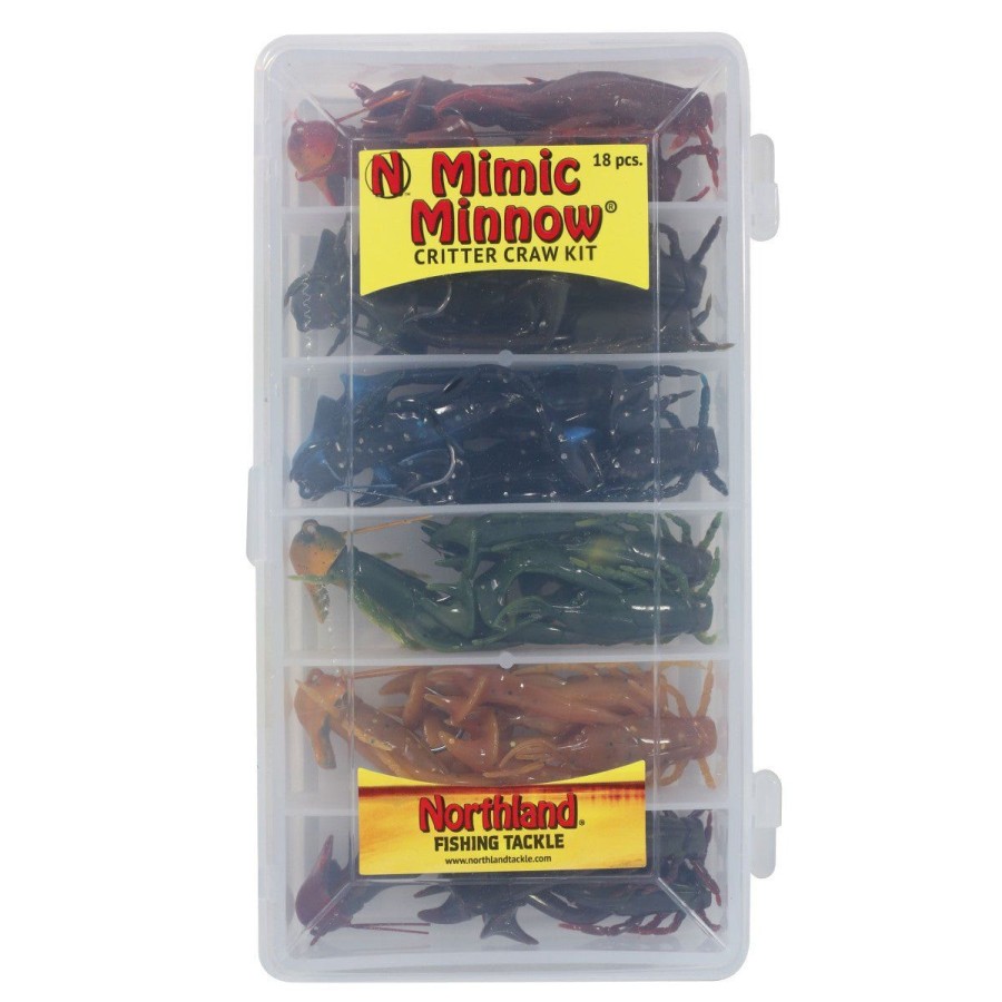 Pro Shop Northland Tackle | Northland Tackle Mimic Minnow Critter Craw Kit Qty 18