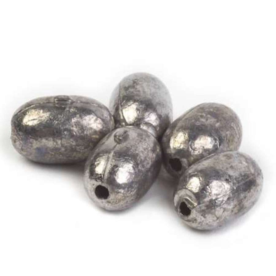 Terminal Tackle Pucci | Pucci Oval Egg Sinkers 1/8 Oz Qty 10