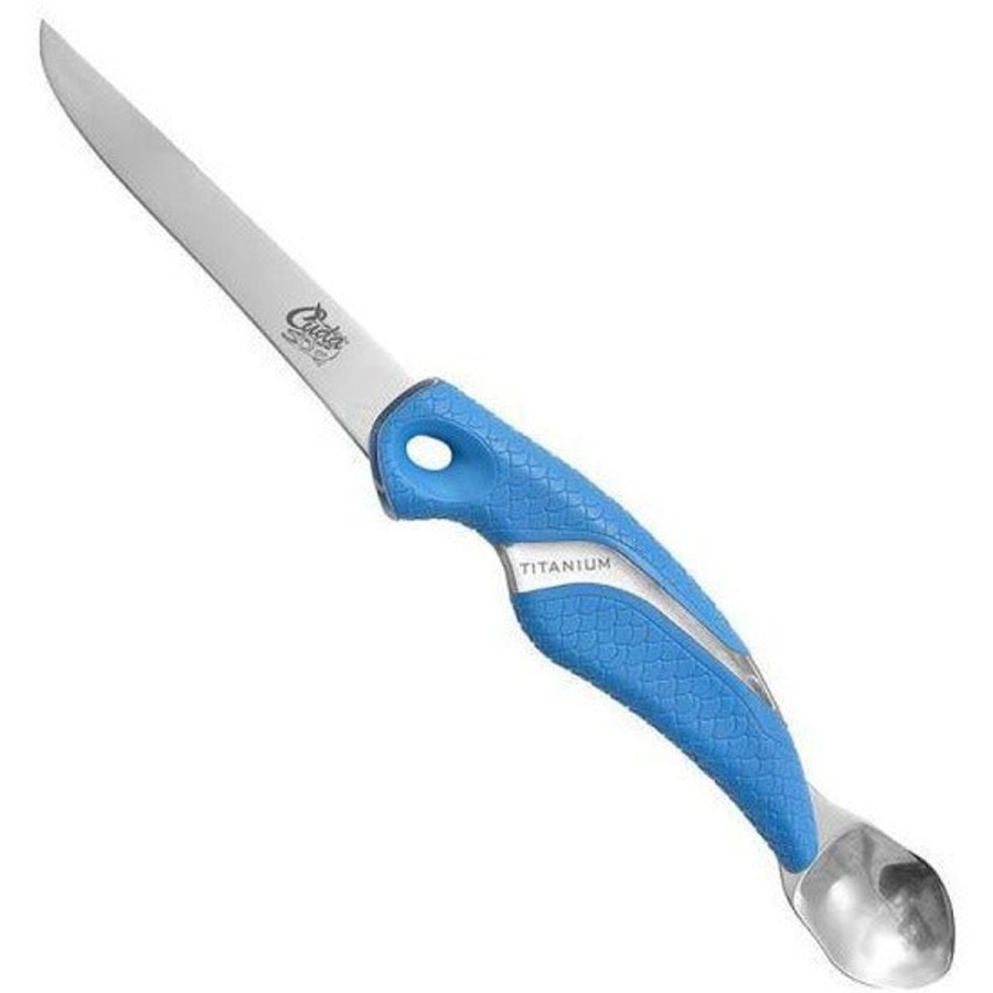 Pro Shop Cuda | Cuda Titanium Bonded Fillet 5" Knife With Roe Spoon