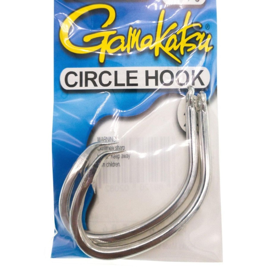 Terminal Tackle Gamakatsu | Gamakatsu Circle Hooks Straight Eye Nickel