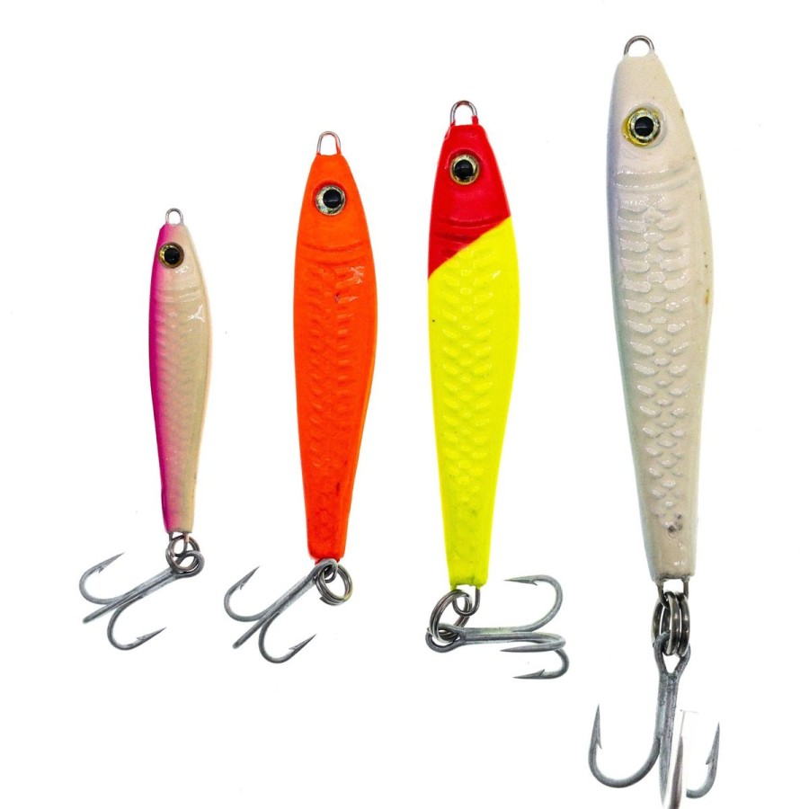 Lures Braid | Braid Slammer Jigs Set Of 4 W Free Jig Box