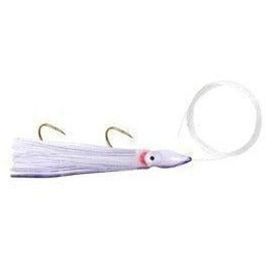 Lures Danielson | Danielson Squid Rigged Sqdr45134 4.5" Uv Clear/Purple Streak Qty 1