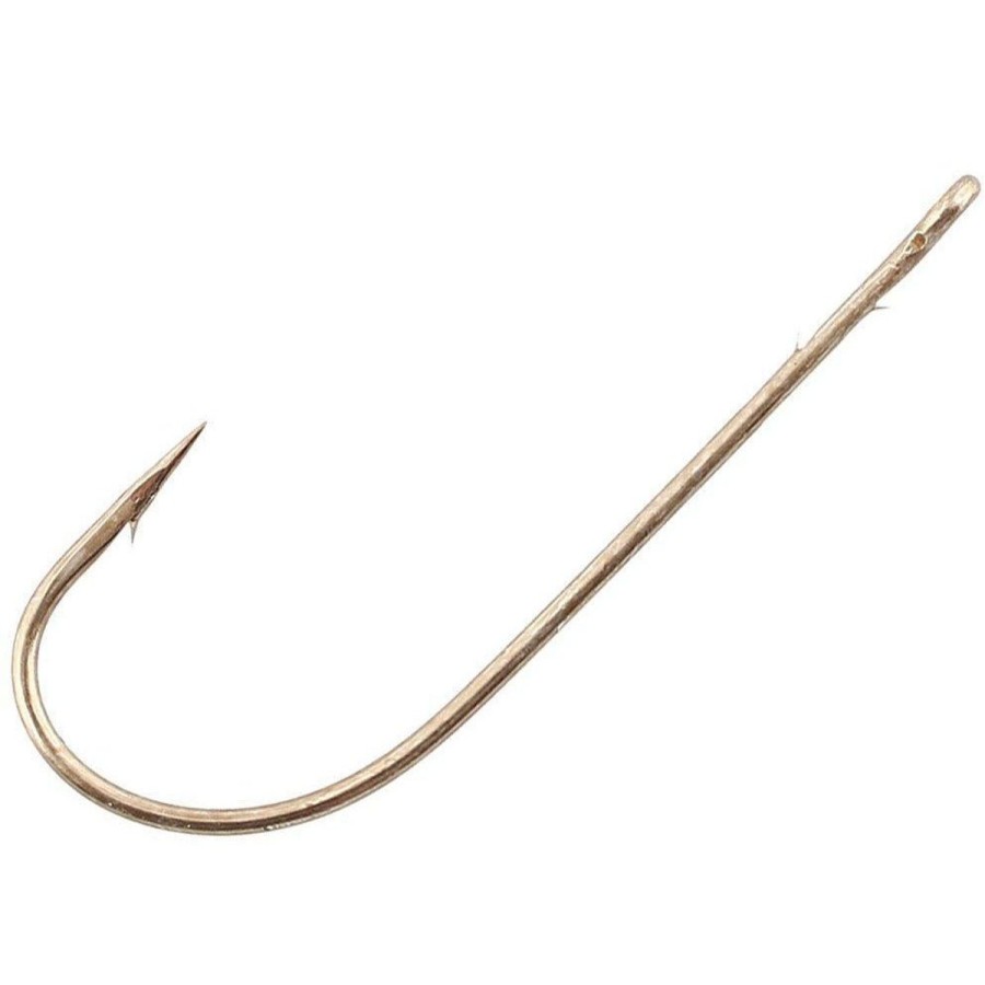 Terminal Tackle Gamakatsu | Gamakatsu Worm Hook Light Wire Bronze Qty 6